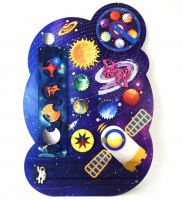 Бизиборд настенный КОСМИЧЕСКОЕ ПУТЕШЕСТВИЕ