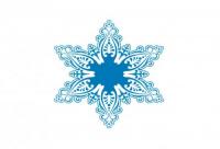 Наклейка "Снежинка"