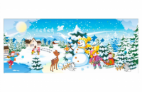 Фон для сцены из ткани "Зима"