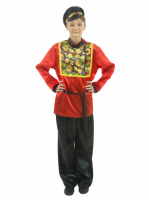 Русский народный костюм для взрослых "Хохлома"