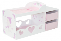 Двухъярусная кроватка с системой хранения серия "Пьемонт", Антонелла