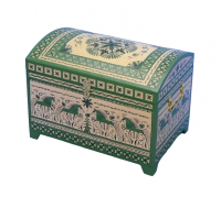 Сундучок малый (Мезенская роспись)