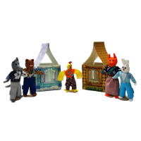 Театр "Заюшкина избушка" в комплекте 2 домика