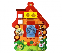 Дидактическая панель  Бизиборд ТЕРЕМ