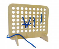 Настольный кистевой тренажер для развития моторики "Шнуровка"