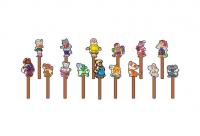 Комплект кукол для театра (15 шт.)