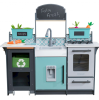 Кухня игровая "Гурман" серая