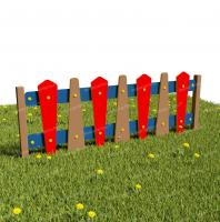 Забор из Экопластика "Флажки" (Модель3)