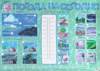Обучающий плакат "Погода на сегодня"