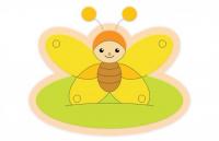 Декорация "Бабочка" 58х28 см